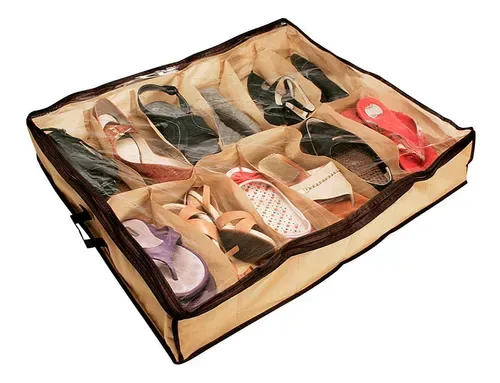 Sapateira Organizadora de Sapatos com Ziper 12 Pares