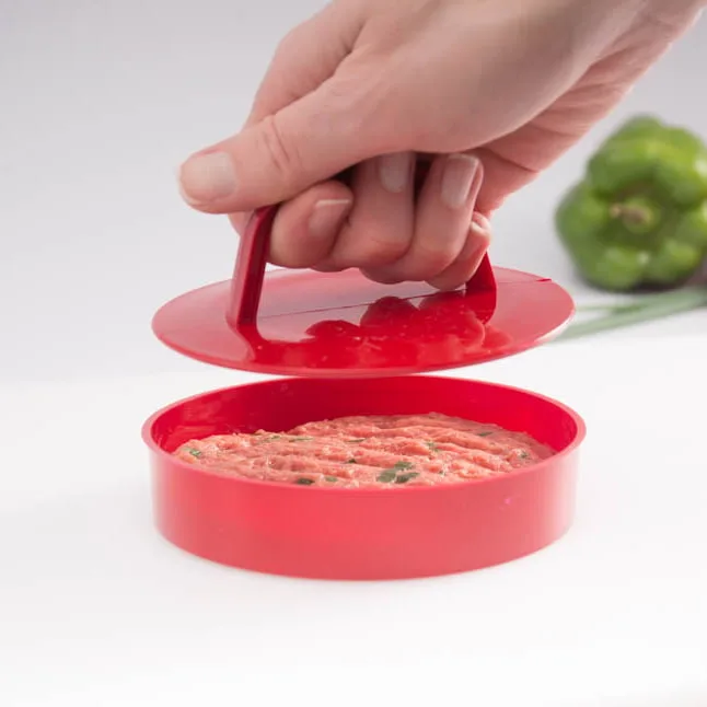 Forma para hamburguer modeladora 12cm Plasvale - Imagem 2
