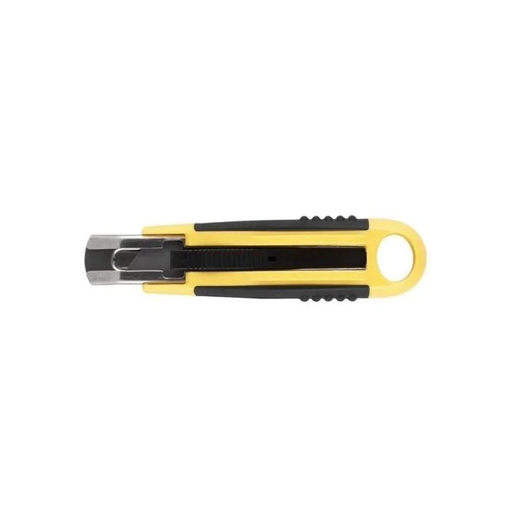 Estilete Auto Retrátil 14 Cm Cabo Emborrachado Eda