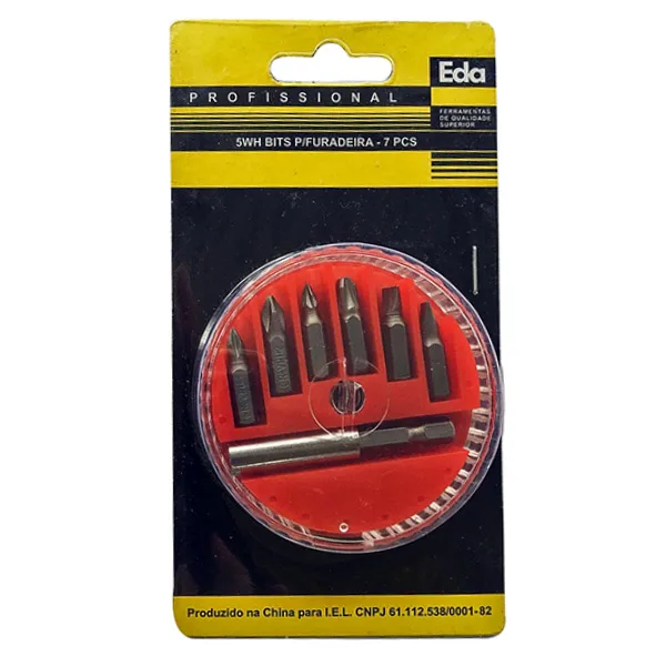 Bits para Furadeira 7 Peças - EDA 5WH - Imagem 2
