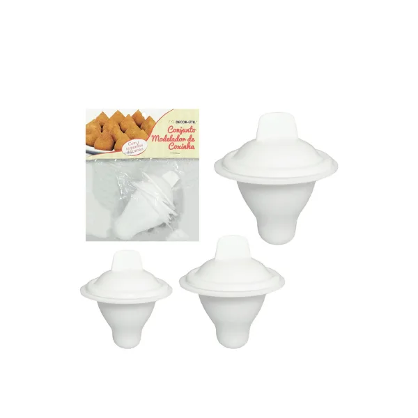 Forma de Fazer Coxinhas Kit com 3 Peças - Imagem 2