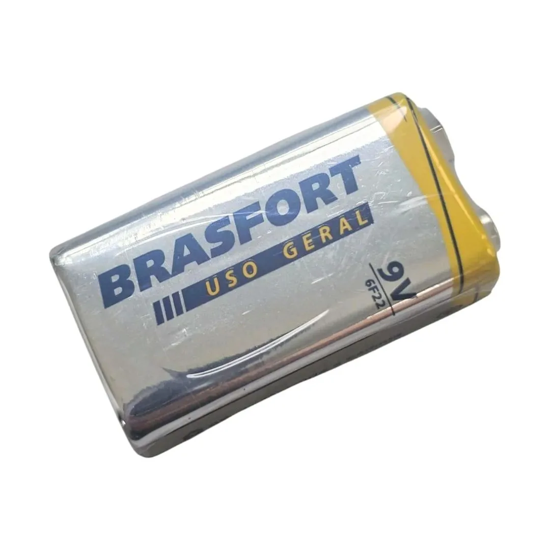 Bateria 9 Volts Brasfort 6F22 Uso Geral - Imagem 3