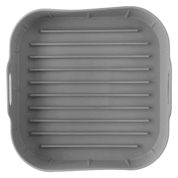 Forma de Silicone Quadrada com Alça para Air Fryer 20,5cm - Imagem 3