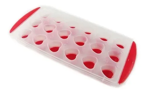 Forma de Gelo de Silicone Coração 18 Cubos - Western