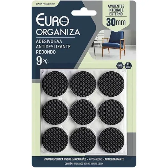 Protetores Adesivo Eva Anti Impacto 30mm 9 Peças - Euro
