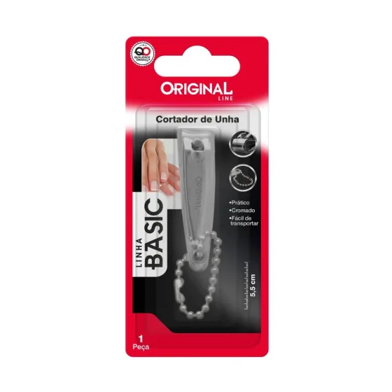 Cortador de Unhas Pequeno 5,5cm Aço Carbono