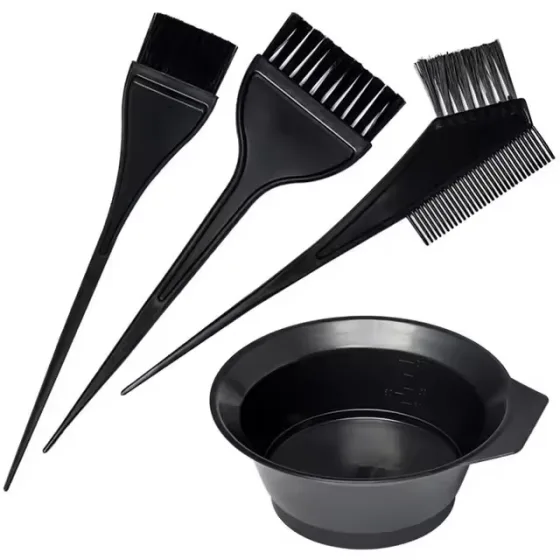 Kit Para Pintura de Cabelo 4 Peças
