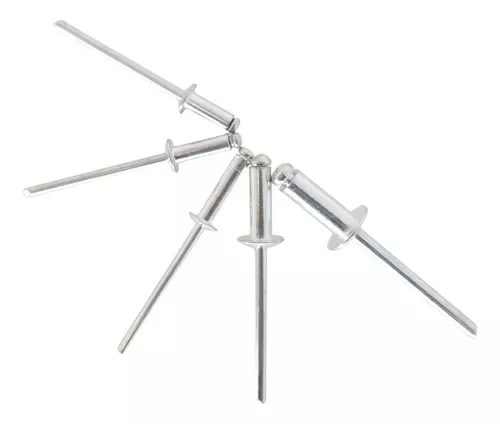 Kit com 60 Rebites de Aluminio Tamanhos Diferentes Western - Imagem 2