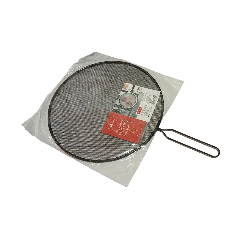 Tela Para Fritura Anti Respingo Com Cabo 29cm Diâmetro - Imagem 4