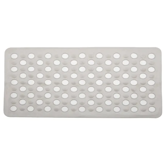 Tapete para Box Antiderrapante 69x37 cm em pvc c/ Ventosas