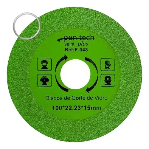 Disco de Corte de Vidro 100mm Diamantado Ultra Fino - Imagem 3