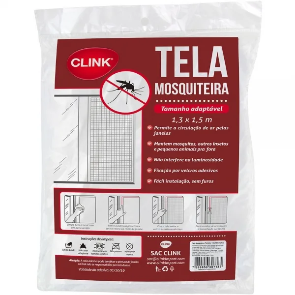 Tela Mosquiteira para Janela Ajustável 130x150cm CK1618 - Imagem 6