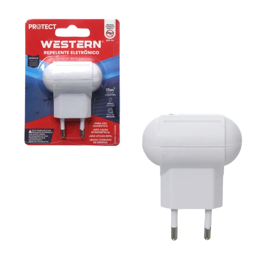 Repelente Eletrônico Para Pernilongos Bivolt Western - Imagem 4
