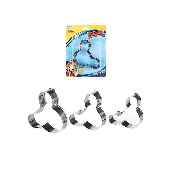 Cortador de Biscoito Mickey Jogo 3 Peças Dyh095 - Imagem 2