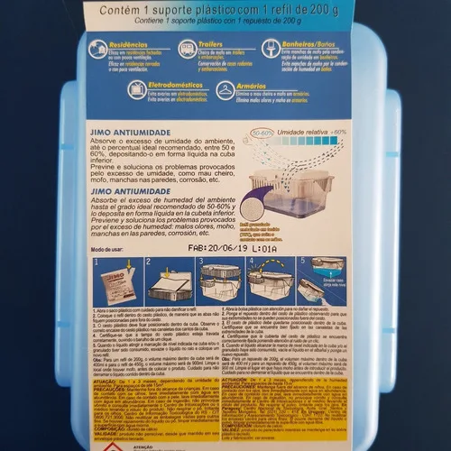 Jimo Antiumidade Inodoro Com Refil 200g - Recarregável - Imagem 2