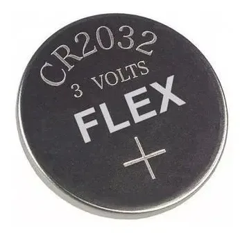 Bateria CR2032 De Lithium Botão 3v Flex Gold com 5 Unidades - Imagem 2