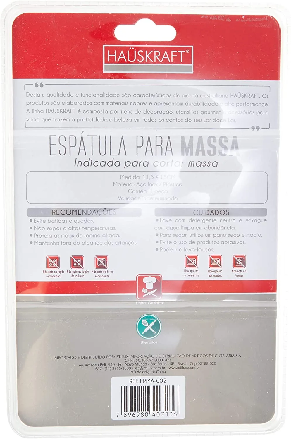Espátula Para Cortar Massa Hauskraft EPMA-002 - Haüskraft - Imagem 3