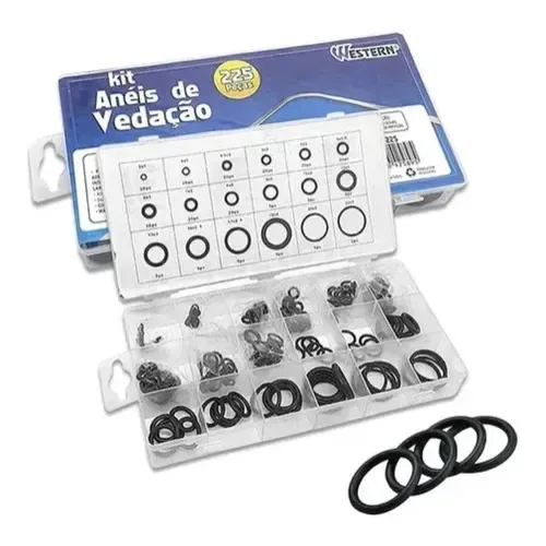 Kit Aneis De Vedação Reparos Gerais 225 Peças