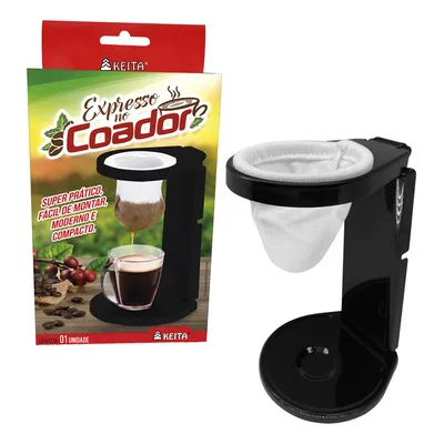 Mini Coador Express de Café Individual Dobrável 17cm Keita - Imagem 4