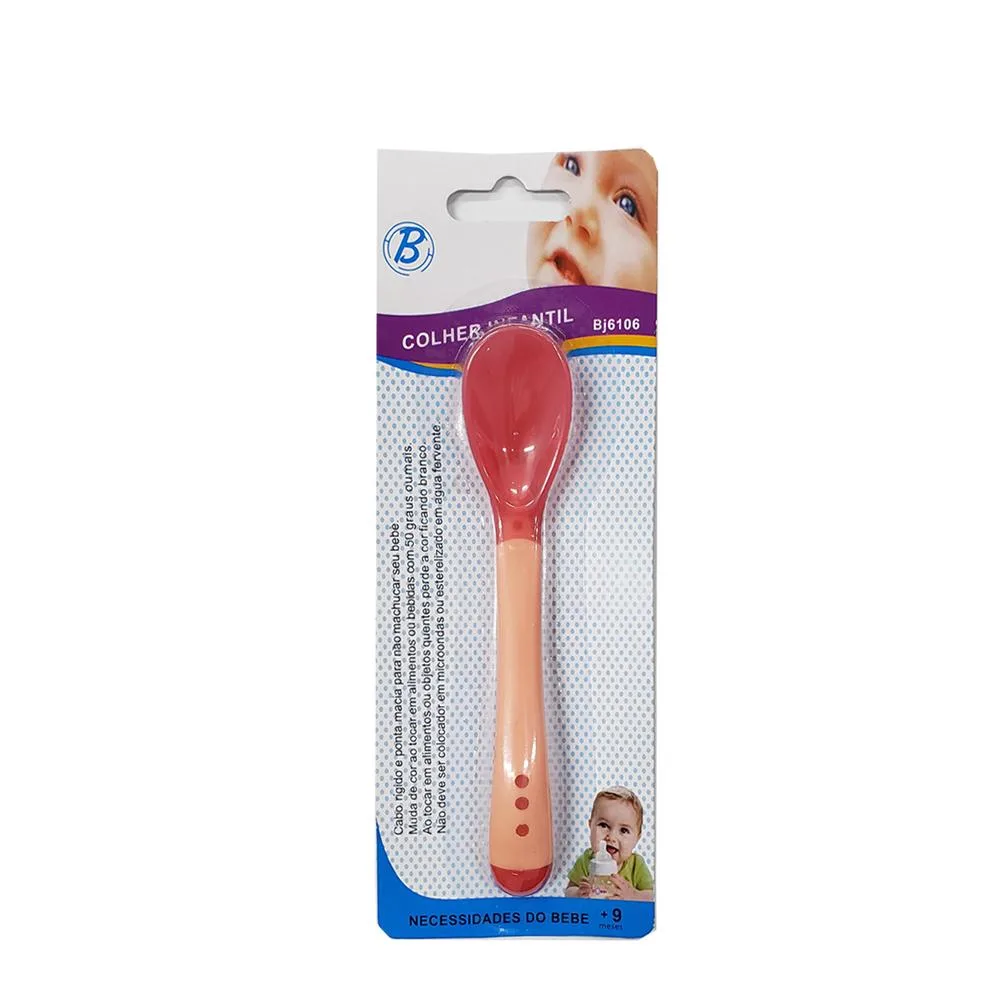 Colher Termossensível Infantil para Bebês (sem Bpa) - Imagem 2