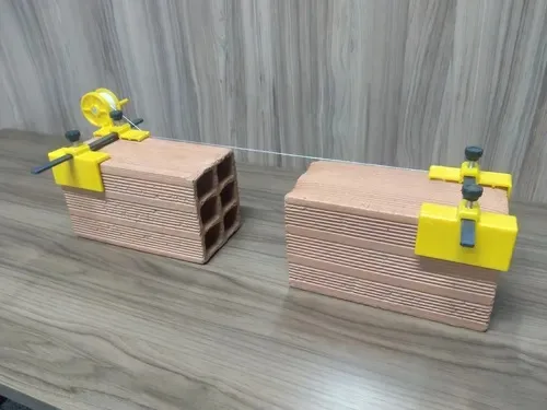 Alinha Bloco Gabarito Para Assentar Tijolos Deplasti - Imagem 2