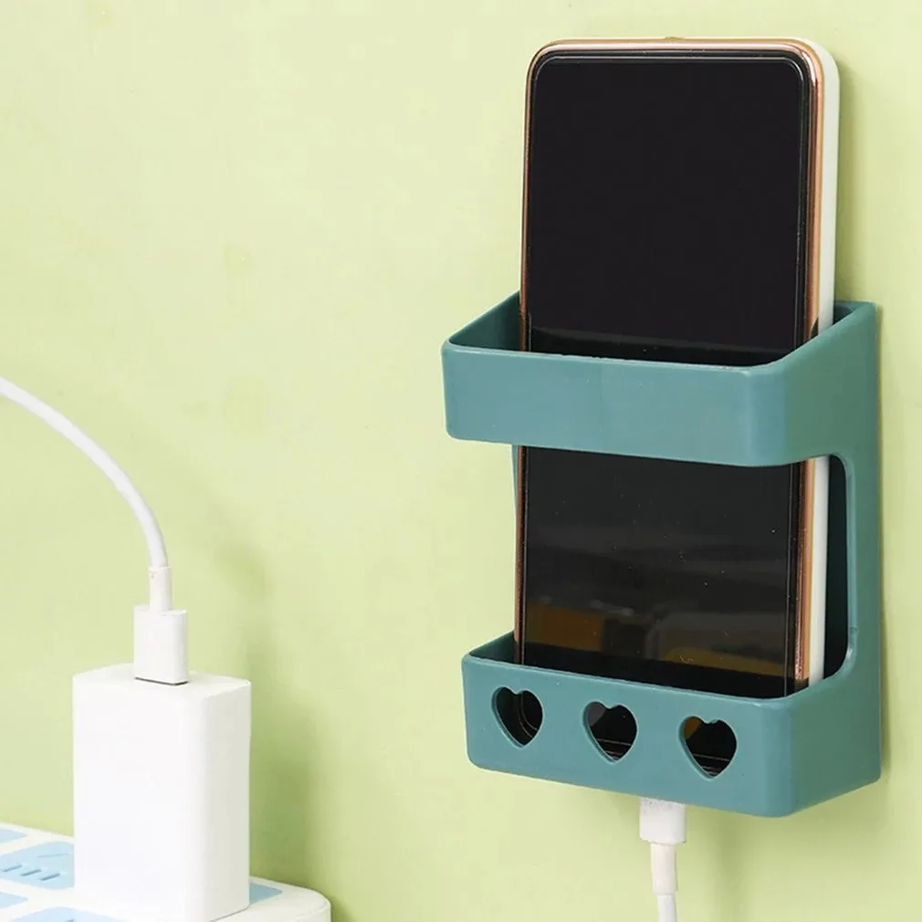Suporte Porta Celular Adesivo de Parede Enfeite de Corações - Imagem 2