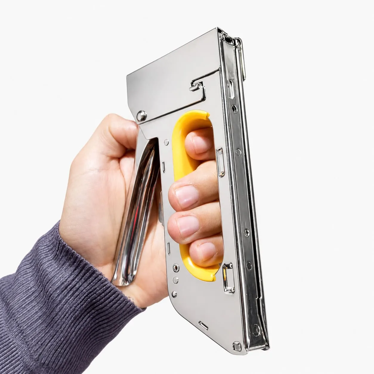 Grampeador Manual Tapeceiro em Aço Inox Grampos 4 a 8mm - Imagem 3