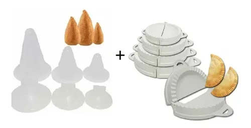Kit Festa Pastel E Coxinha Forma Molde Pastel Salgados Festa