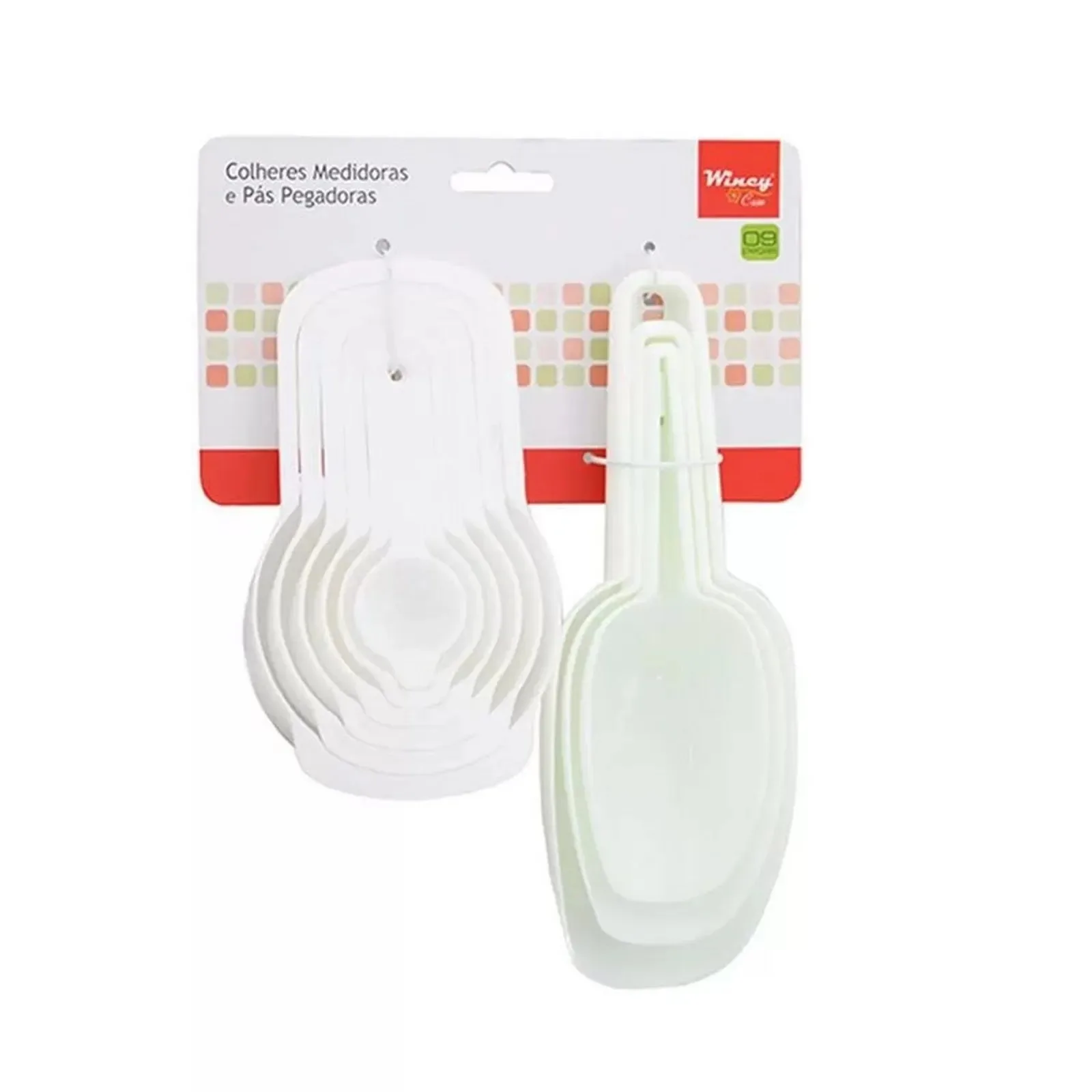 Kit Conjunto Medidor Colheres e Pá Pegadora - 9 Peças - Imagem 4