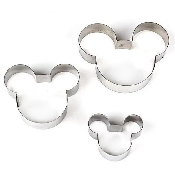 Cortador de Biscoito Mickey Jogo 3 Peças Dyh095