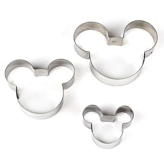 Cortador de Biscoito Mickey Jogo 3 Peças Dyh095