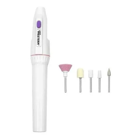 Kit Manicure e Pedicure C/ Lixa de Unha Automática Western