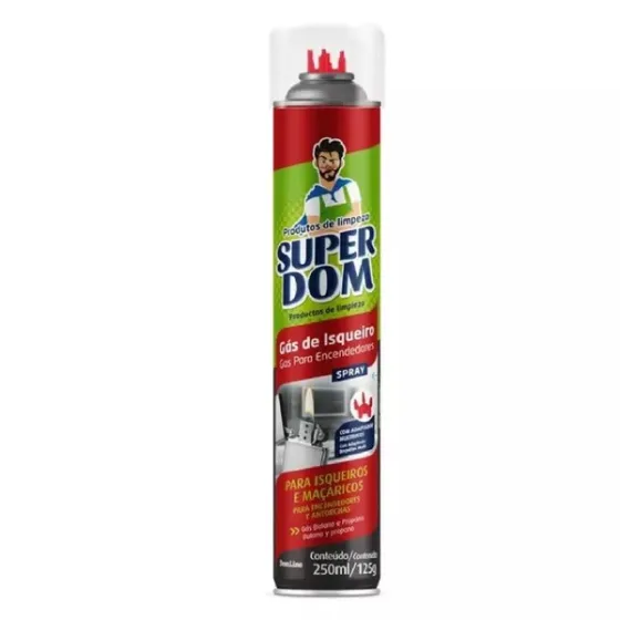 Gás Para Isqueiro E Maçarico Butano E Propano 250 ml