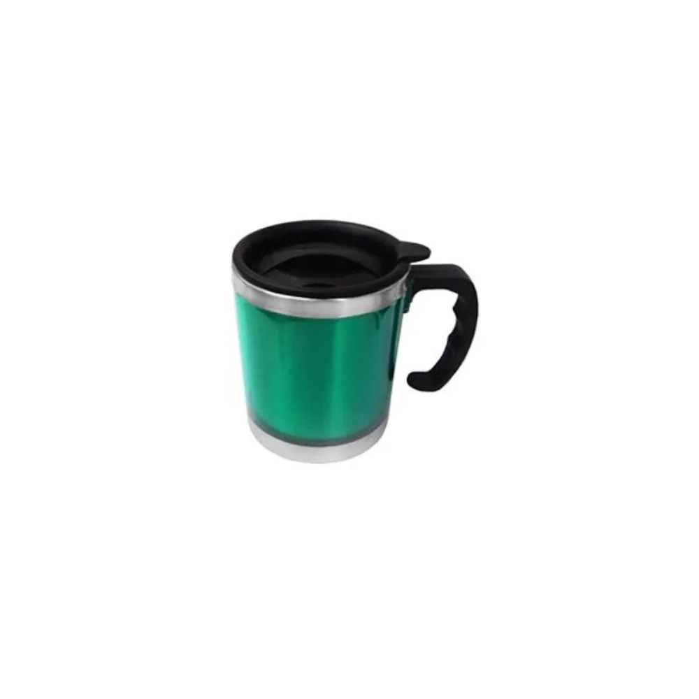 Caneca Térmica inox de viagem com tampa 11 x 8,5 - 450 Ml - Imagem 3