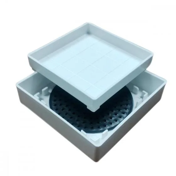 Ralo Invisivel 10 X 10 Quadrado Branco Deplasti