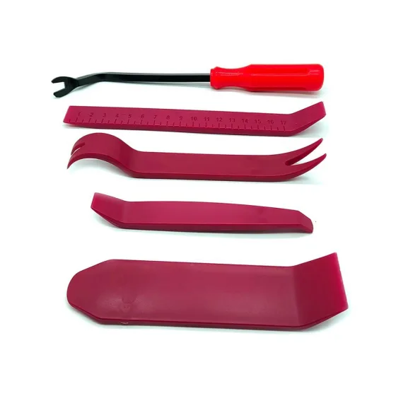 Kit 5 Peças Espátulas Desmontar Painel Moldura Porta Carro