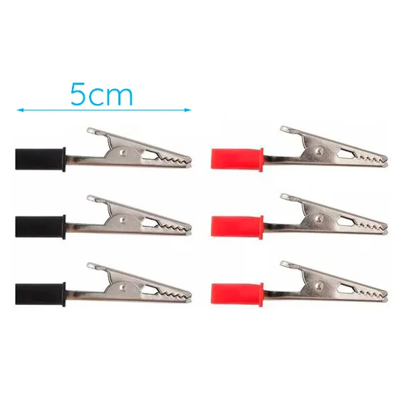 Garra De Jacaré Clips Para Terminais Elétricos 6 Peças CB2524 - Imagem 2