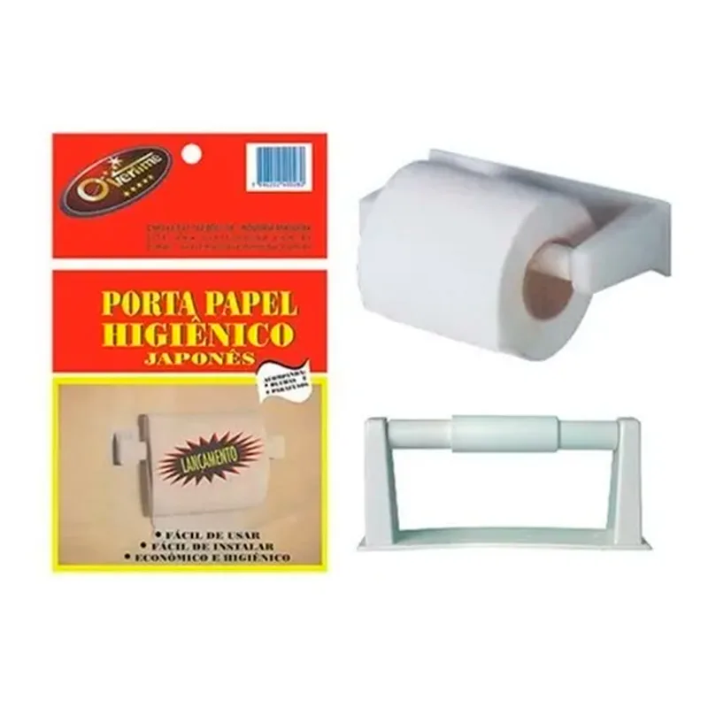 Porta Papel Higienico Com Parafusos e Bucha Japones - Imagem 2