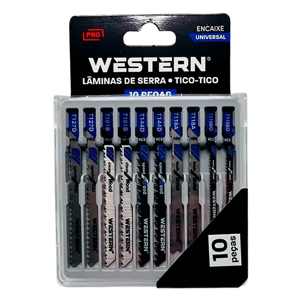 Lâminas Tico Tico 10pc Madeiras, Ferro Alumínio Universal