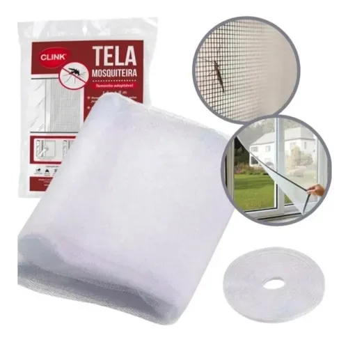 Tela Mosquiteira para Janela Ajustável 130x150cm CK1618