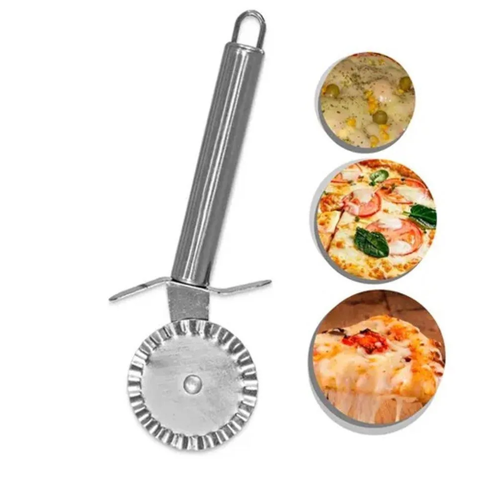 Cortador Carretilha de Inox para Massas 21cm