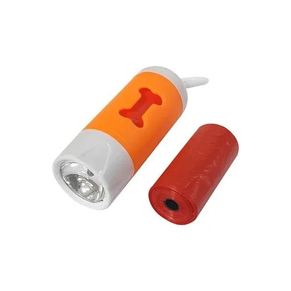 Kit higiene com lanterna para coleta de fezes Pet - Imagem 2