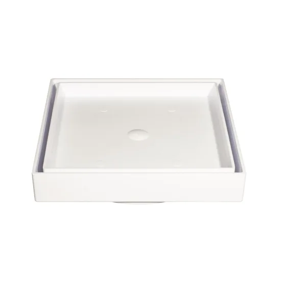 Ralo Invisível Oculto Branco 15x15 Anti Inseto