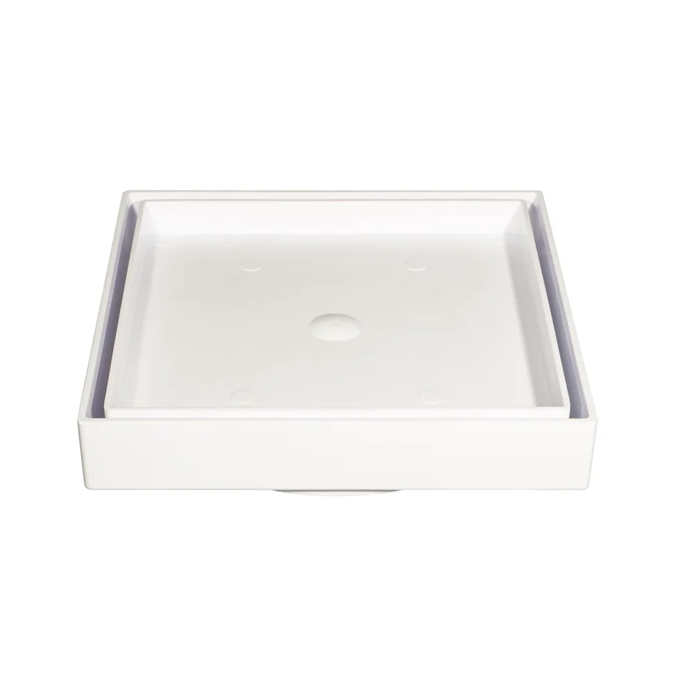 Ralo Invisível Oculto Branco 15x15 Anti Inseto