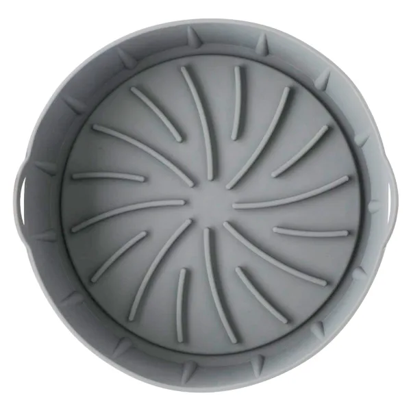 Forma de Silicone Redonda com Alça para Air fryer 22cm - Imagem 3