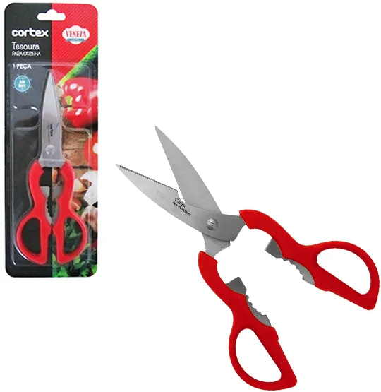 Tesoura de Cozinha Inox 8 Polegadas 20Cm Multiuso Veneza