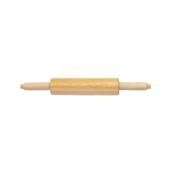 Rolo de Madeira para Abrir Massa Móvel 43cm