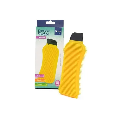 Esponja De Silicone Multiuso Com Reservatório De Detergente - Imagem 2