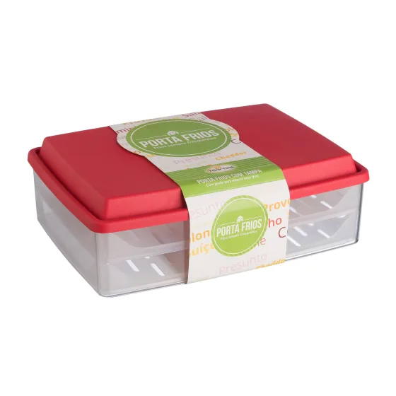 Porta Frios Duplo com Grade para Separar os Frios - Marbel