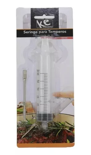 Seringa para Injetar Tempero 30ml com Agulha - Imagem 3
